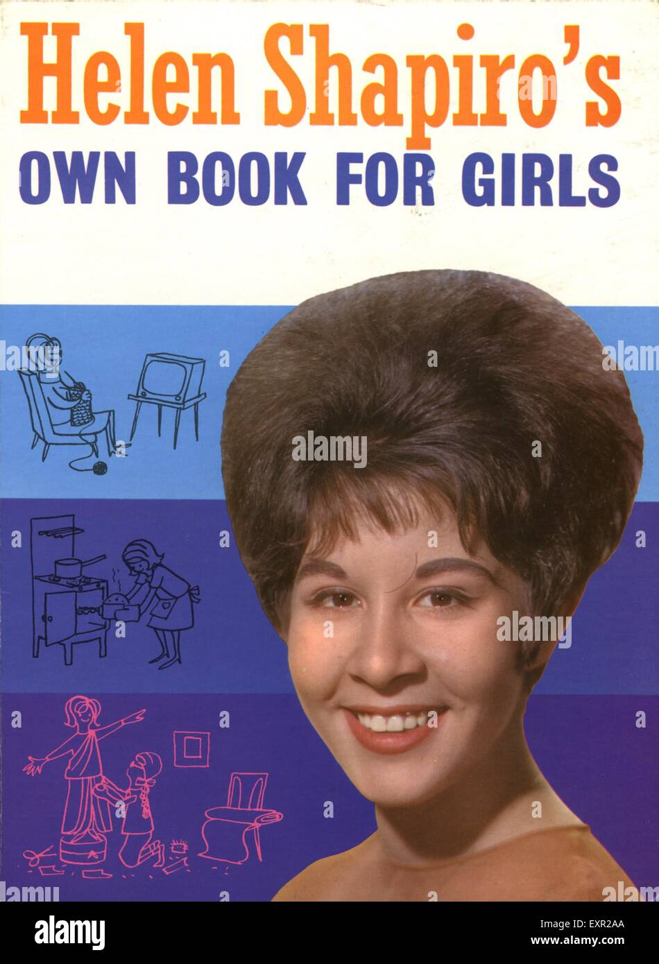 1960er Jahre UK Helen Shapiro-Buch für Girls Comic / jährliche decken Stockfoto