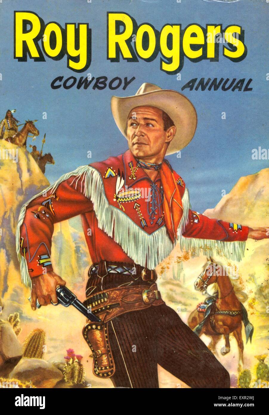 1950er Jahren USA Roy Rogers Comic / jährliche Abdeckung Stockfoto