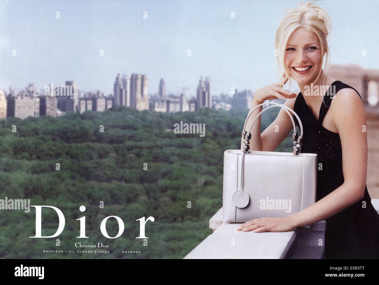 2000er Jahre UK Christian Dior Magazin Anzeige Stockfoto 2000er Jahre UK Christian Dior Magazin Anzeige Stockfoto