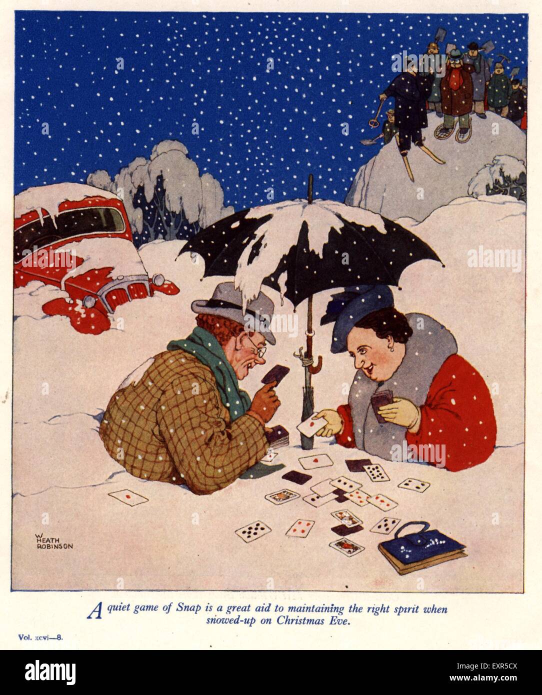 1930er Jahre UK Illustrationen buchen Platte Stockfoto