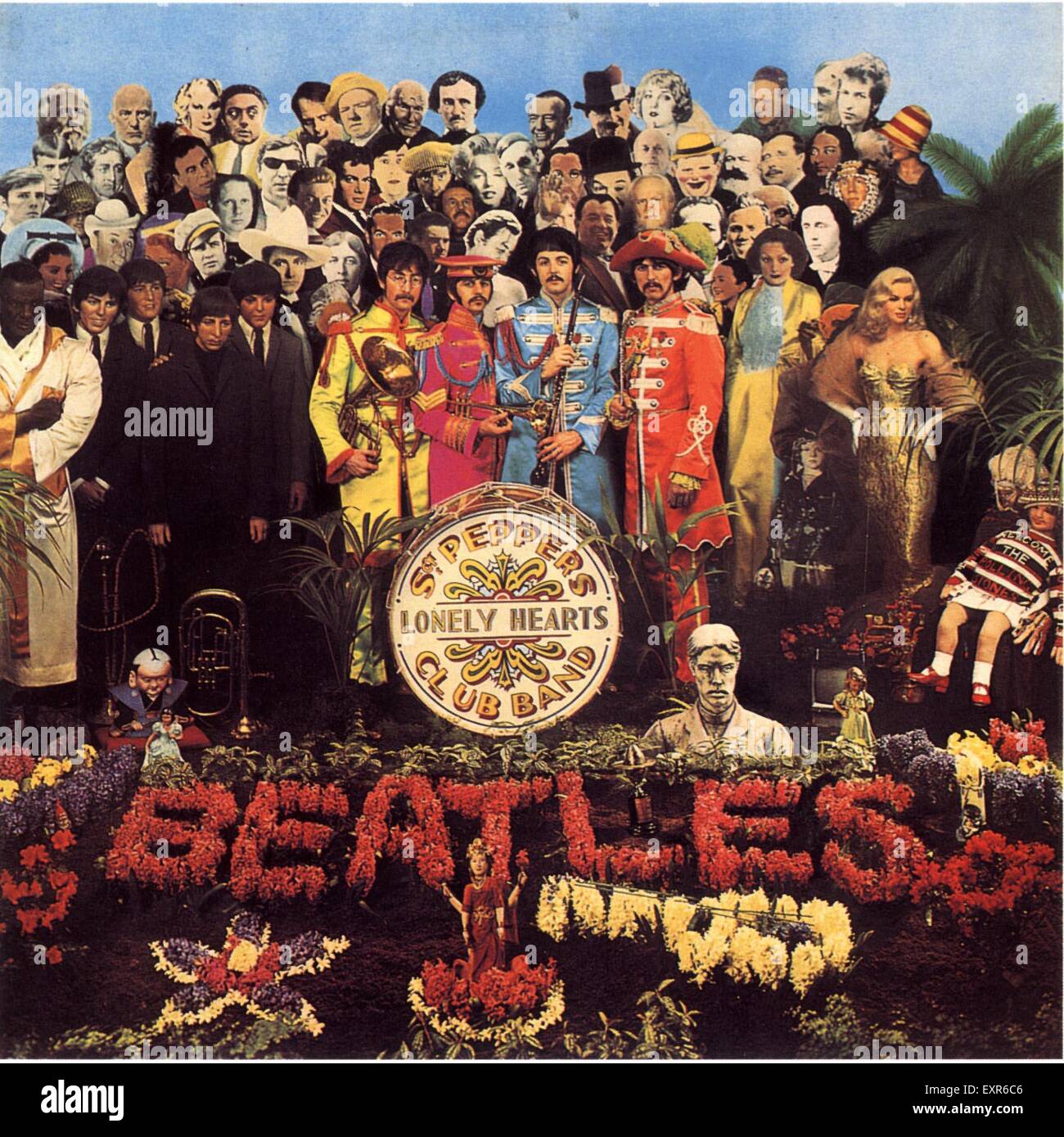 1970er Jahre UK-Sergeant Pepper Album-Cover Stockfoto