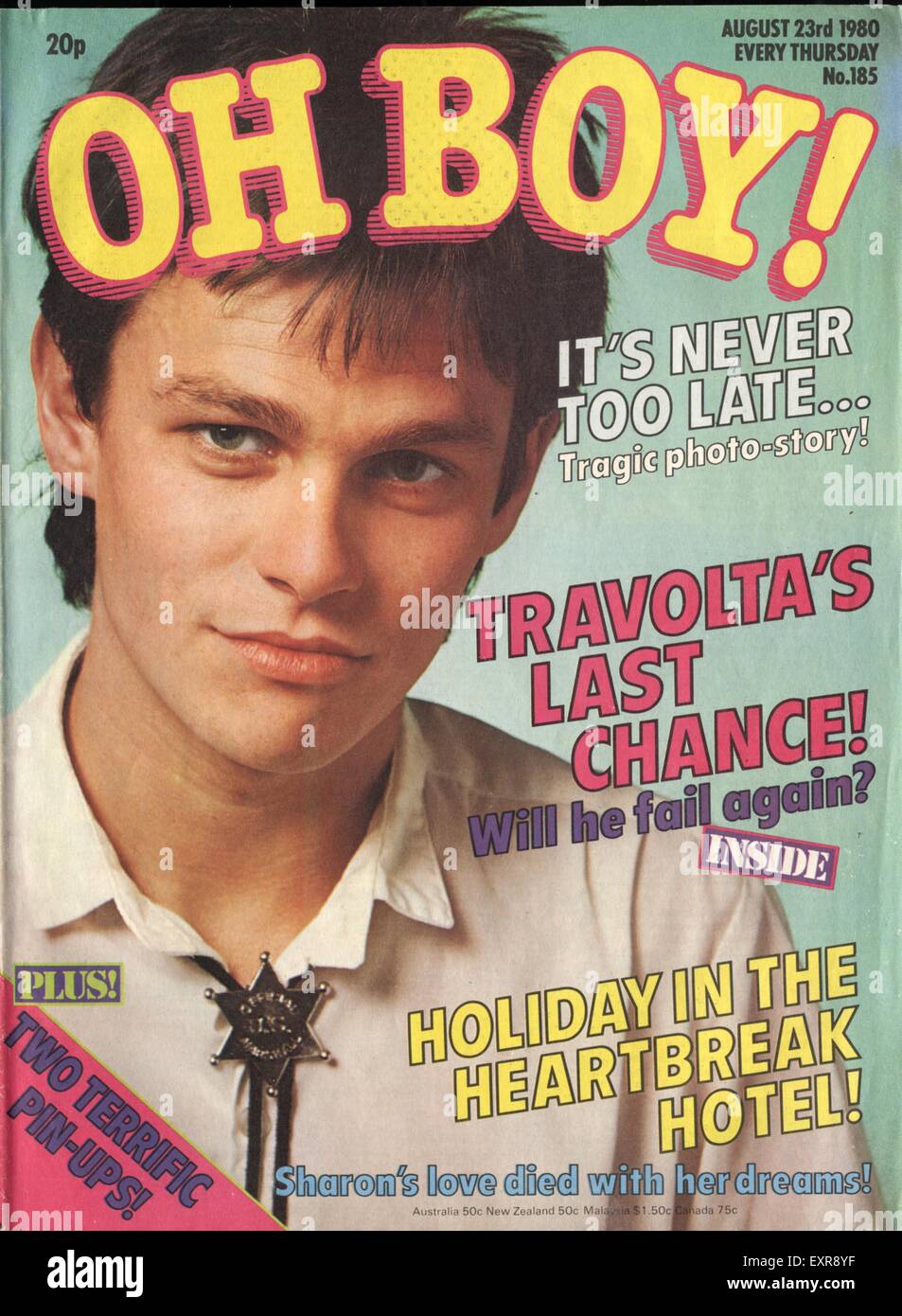 1980er Jahre Uk Oh Boy Magazine Cover Stockfotografie Alamy