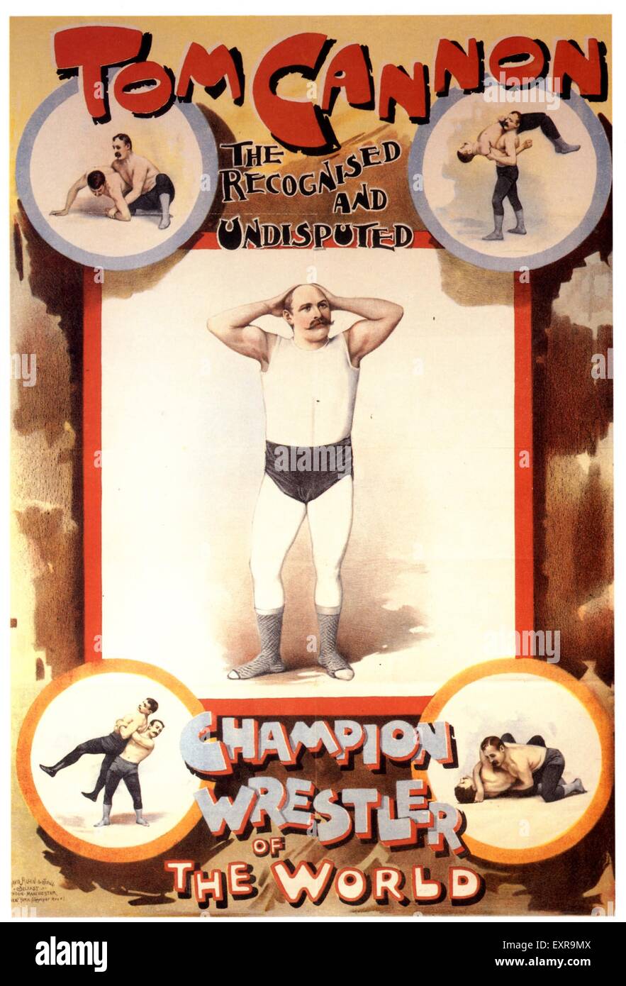 1900er Jahre USA Tom Cannon Poster Stockfoto