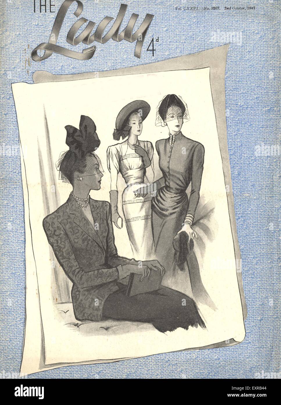 1940er Jahre UK Lady Magazin Cover Stockfoto