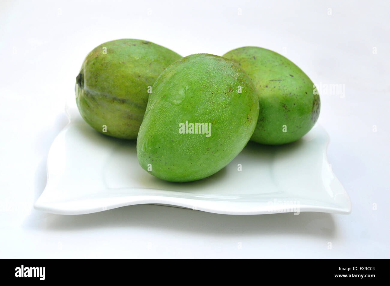 Pakistanische Grüne Mango. Das Beste von Mango Pickles Stockfoto