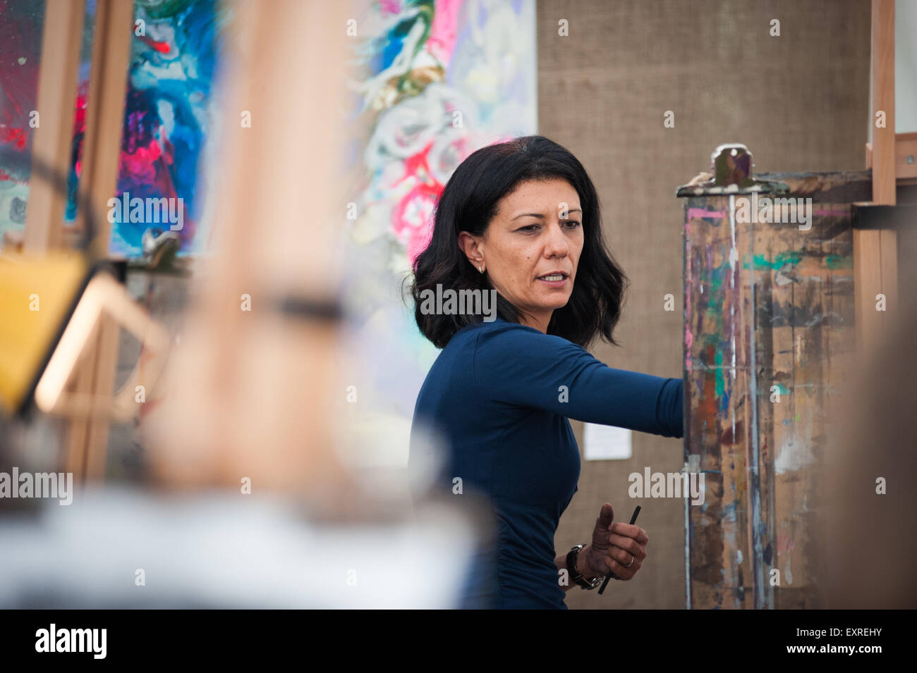 Art in Action Festival in Oxfordshire Stockfoto