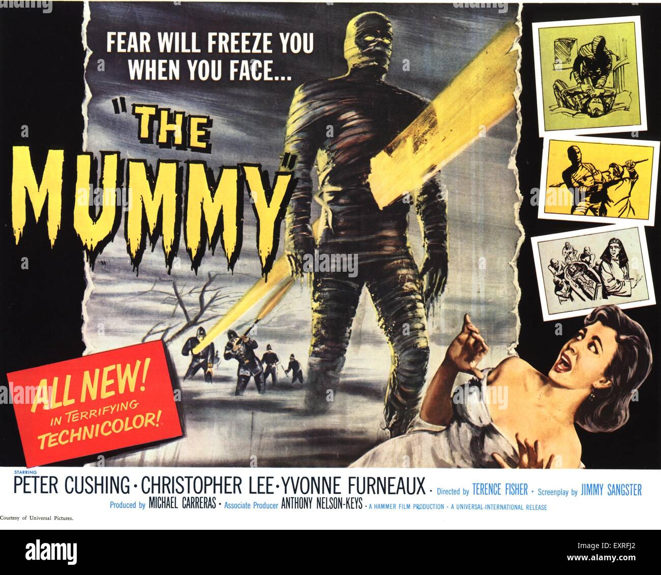 1950er Jahren USA die Mumie Filmposter Stockfoto