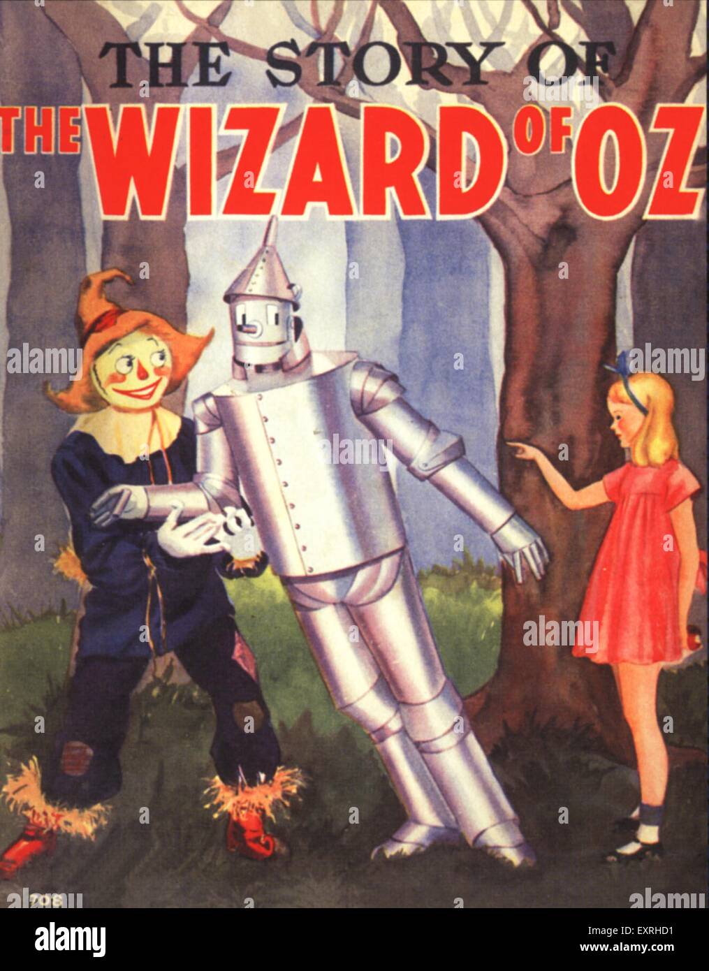 1930er Jahren USA The Wizard of Oz Buch Cover Stockfoto