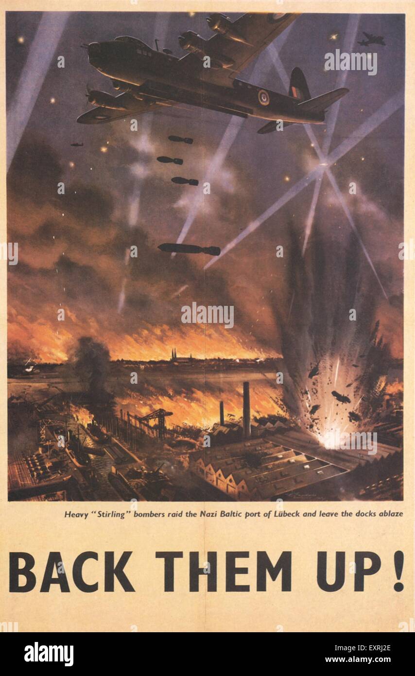 1940er Jahre UK sichern sie Sie! Plakat Stockfoto