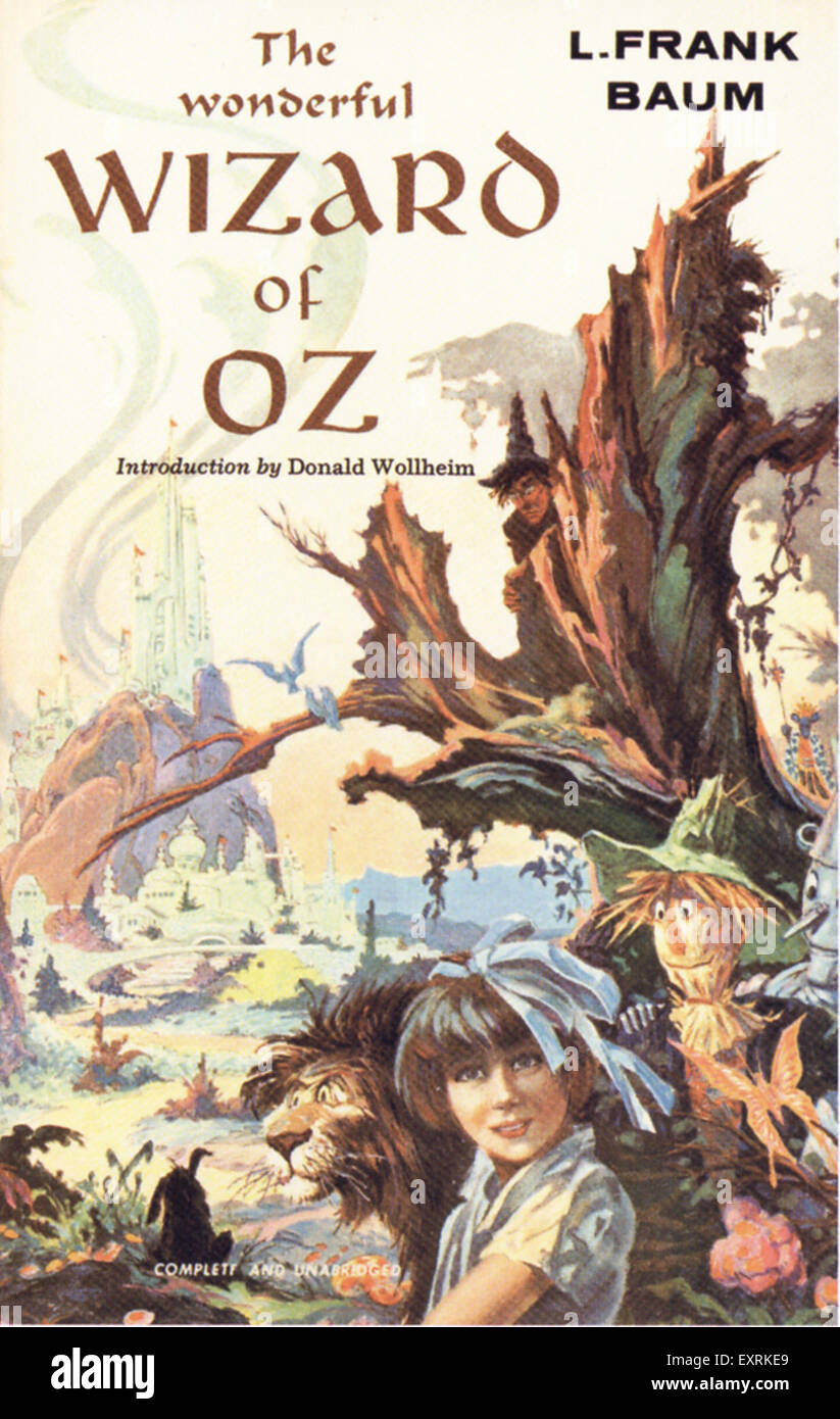 1950er Jahren USA The Wizard Of Oz Buch Cover Stockfoto
