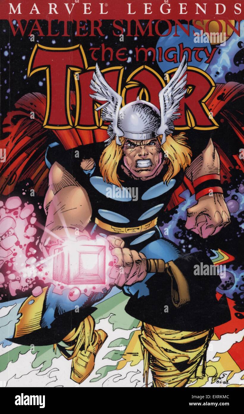 2000er Jahre UK der mächtige Thor Magazin-Cover Stockfoto