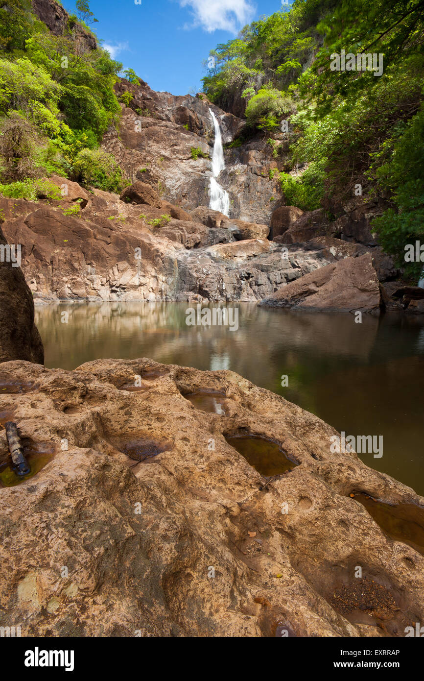 Die wunderschönen Wasserfälle Chorro El Caño (Las Cascadas de Ola), Provinz Cocle, Republik Panama. Stockfoto