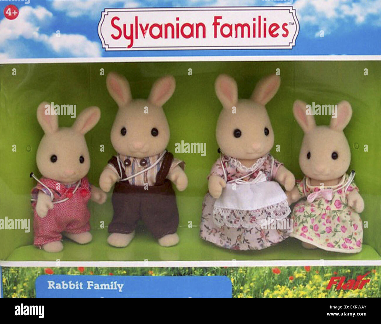 1980er Jahre UK Sylvanian Familie Verpackung Stockfoto