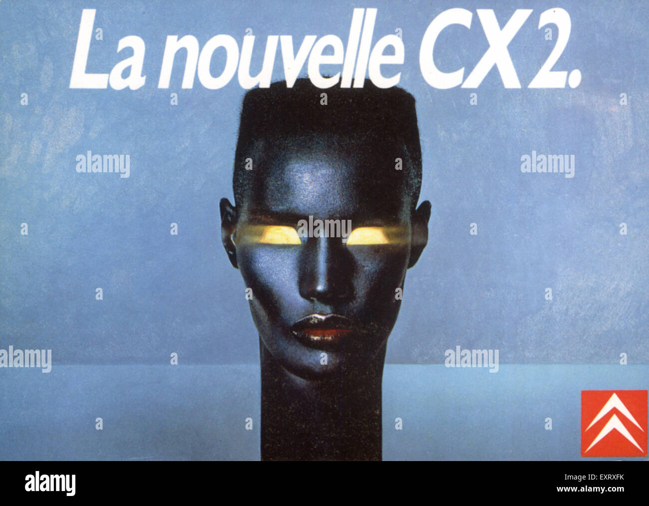 1980er Jahren Frankreich Citroen CX2 Postkarte Stockfoto