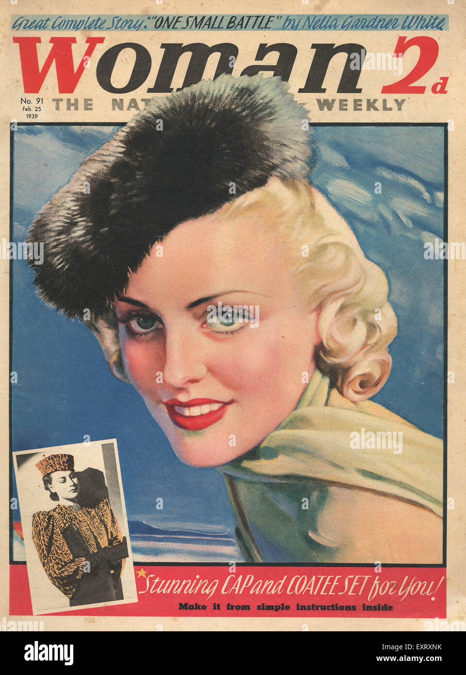 1930er Jahre UK Frau Magazin-Cover Stockfoto