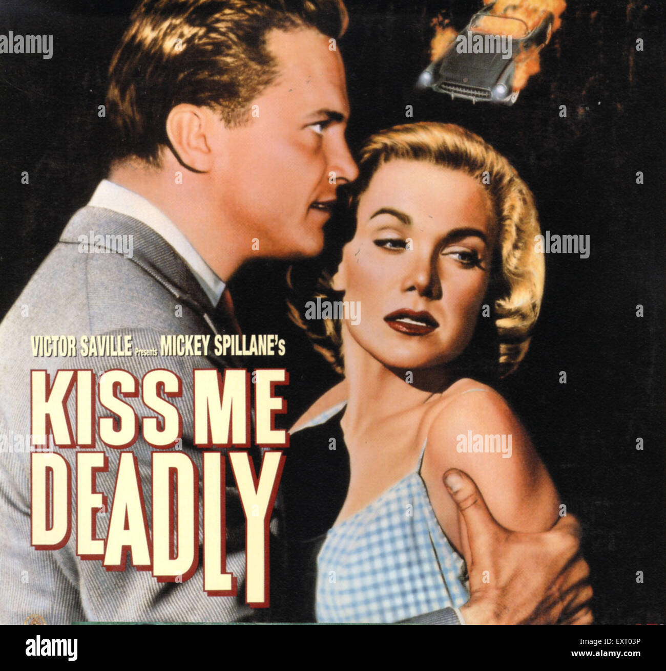 1950er Jahren USA Kiss Me Deadly Filmplakat Stockfoto