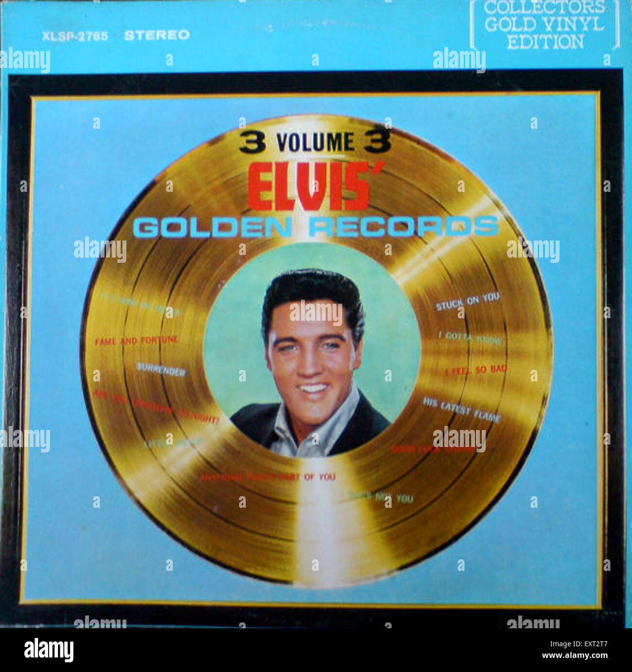 1960er Jahren USA Elvis Record Sleeve Album-Cover Stockfoto