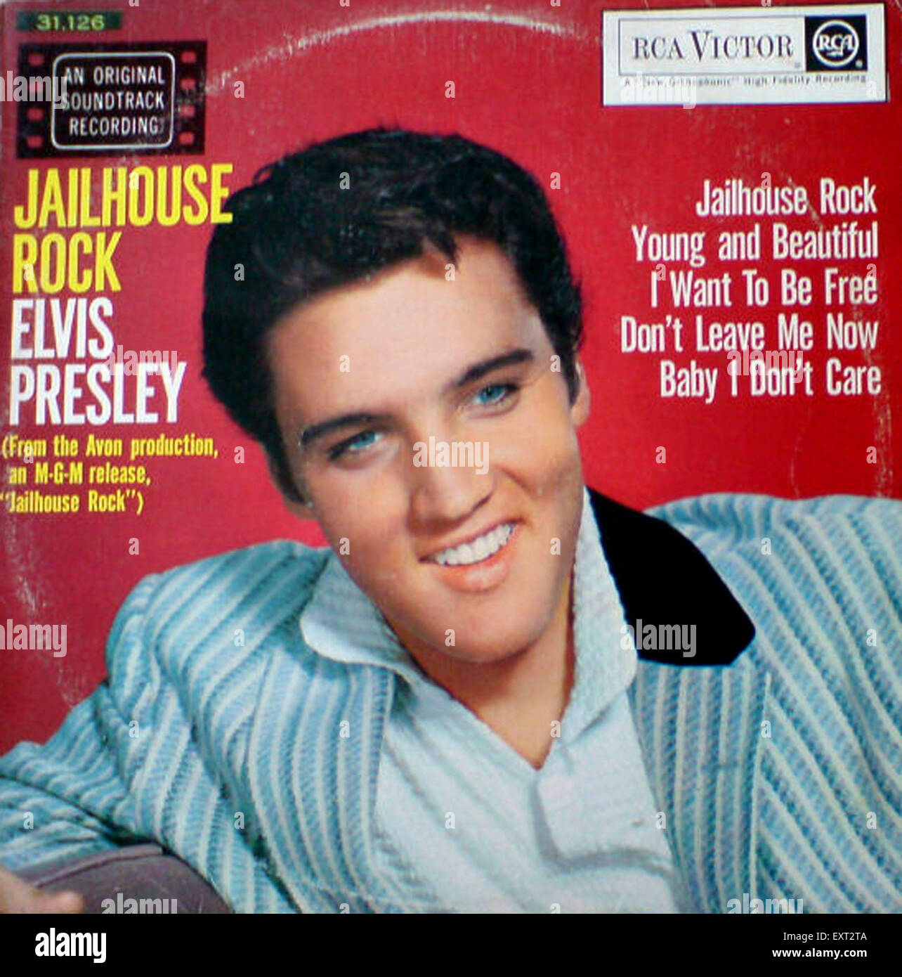 1960er Jahren USA Elvis Record Sleeve Album-Cover Stockfoto