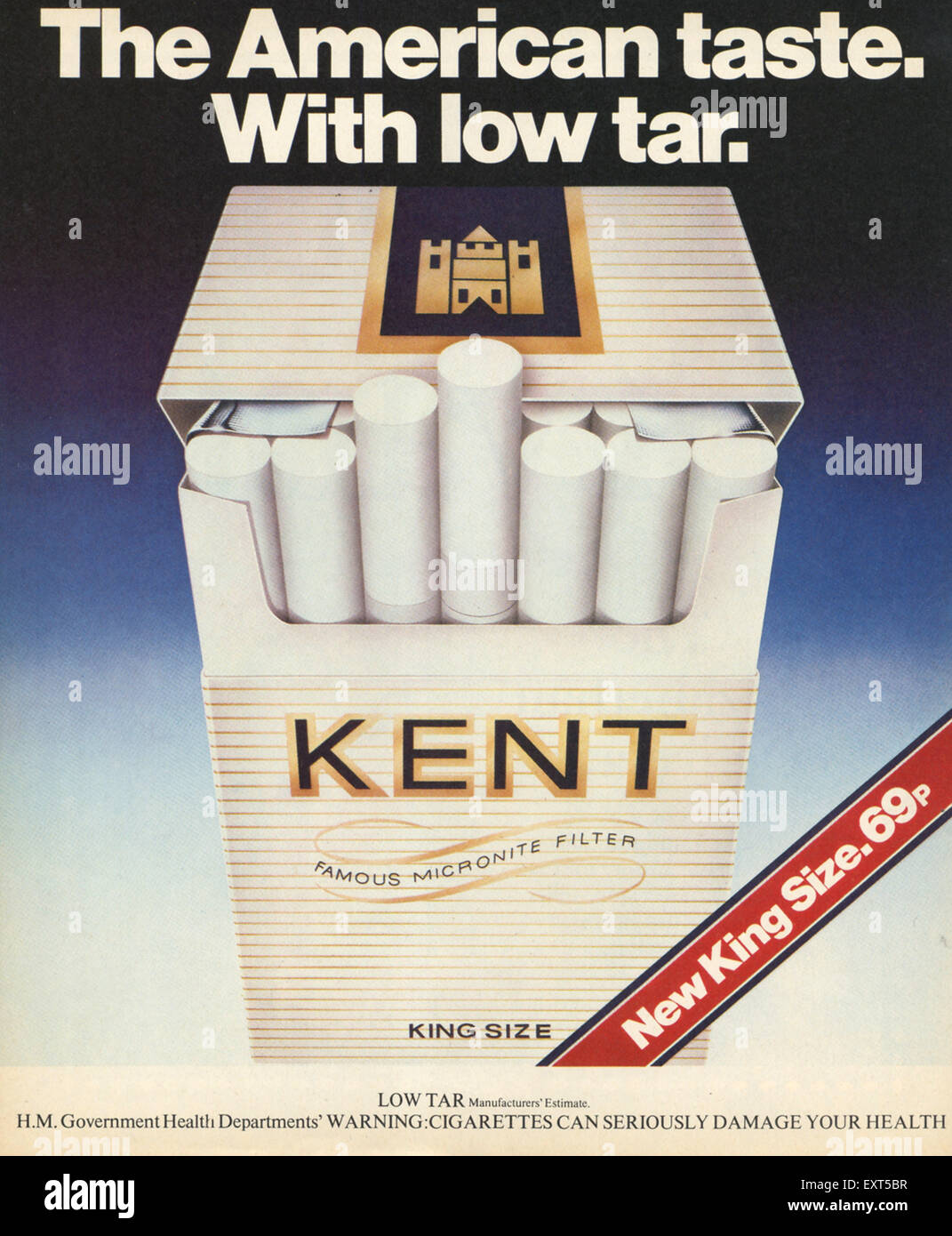 1980er Jahre UK Kent Magazin Anzeige Stockfoto