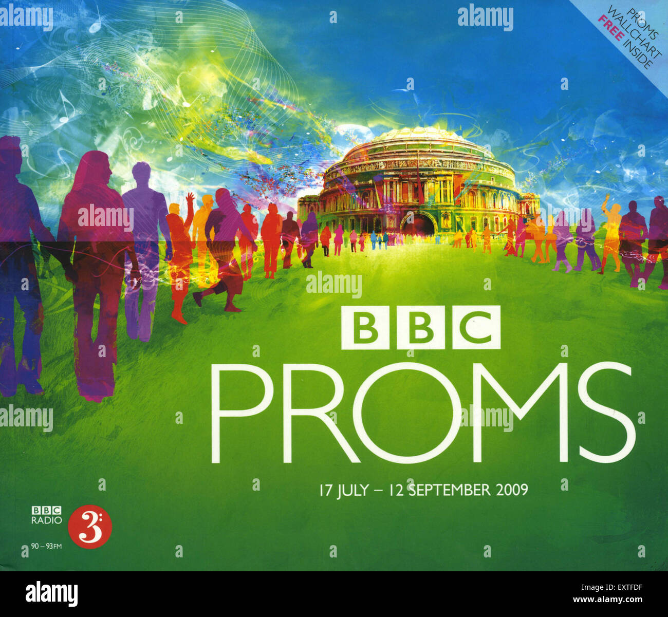 2000er Jahre UK BBC Proms Broschüre Cover Stockfoto