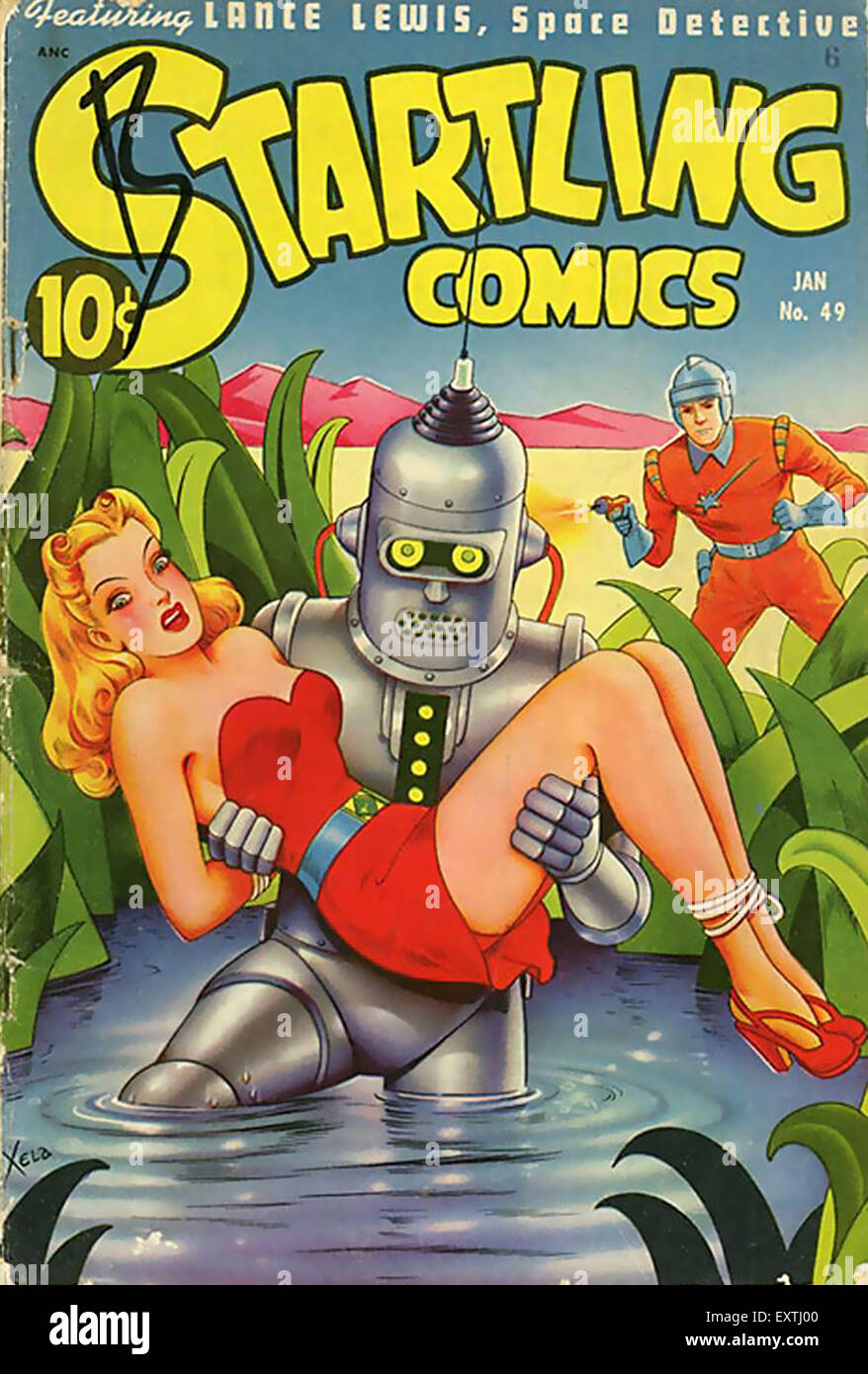 1960er Jahren USA Startling Comics Comic / jährliche Abdeckung Stockfoto