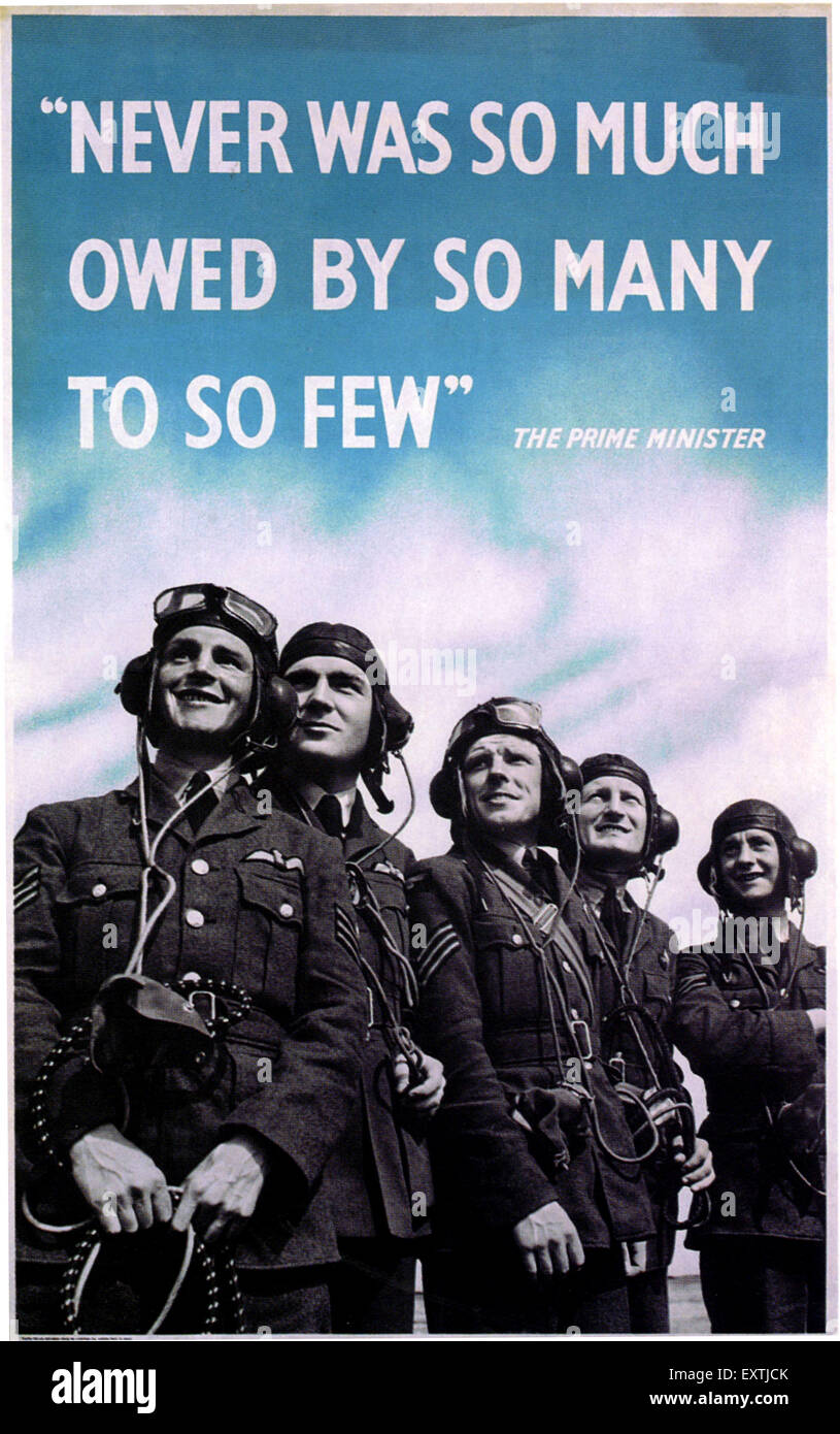 1940er Jahre UK Zweiter Weltkrieg Poster Stockfoto