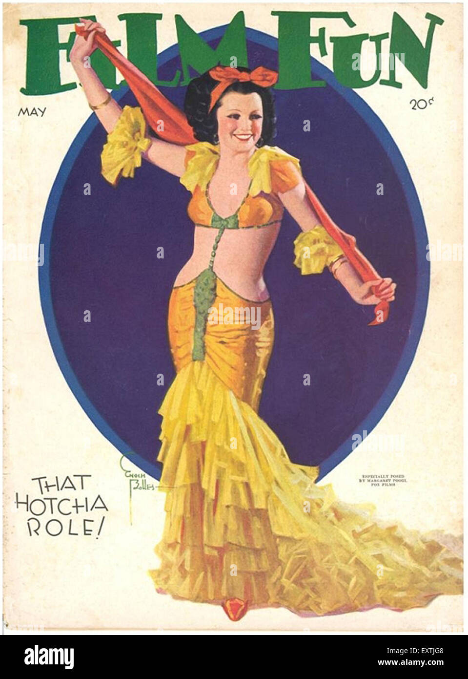 1920er Jahren USA Film Spaß Magazin-Cover Stockfoto