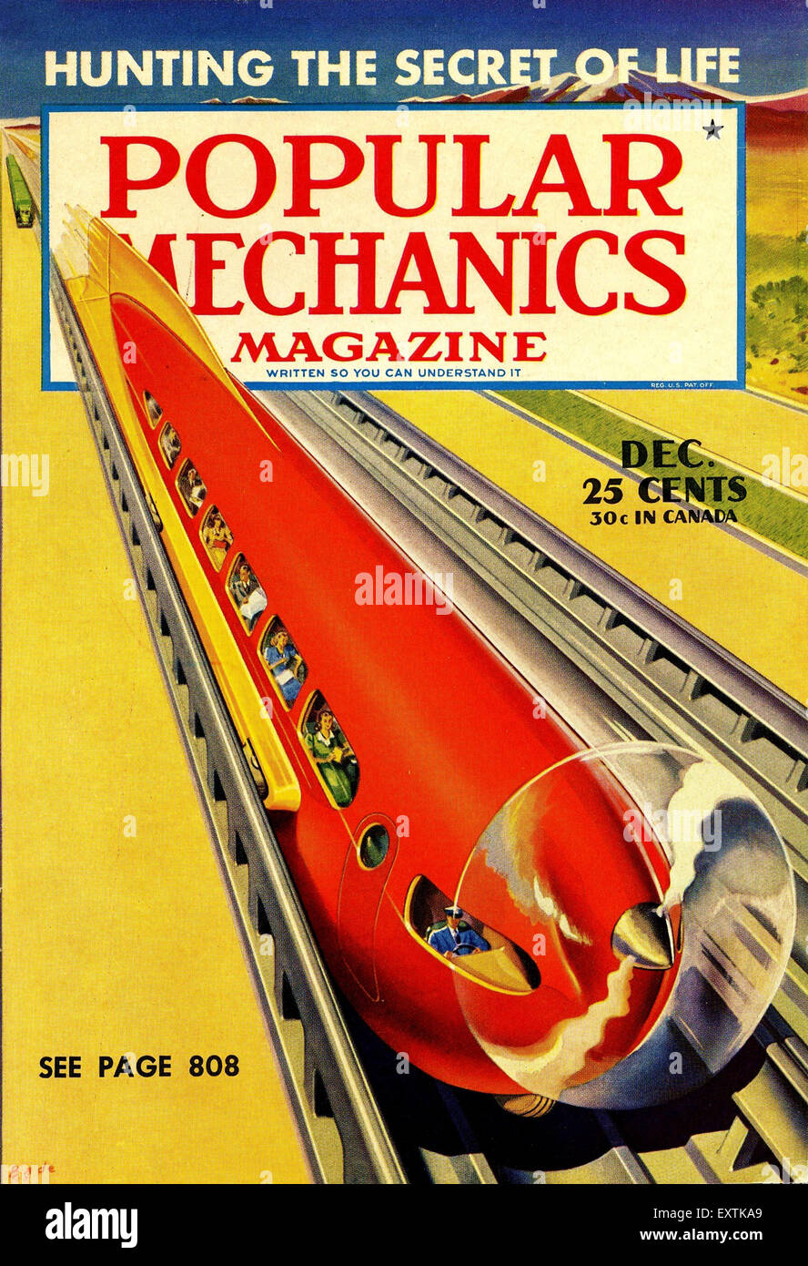 USA-Popular Mechanics-Magazin-Cover Stockfoto