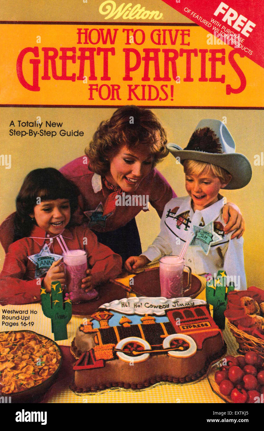 1960er Jahren USA wie tolle Partys für Kids Magazine Cover zu Stockfoto
