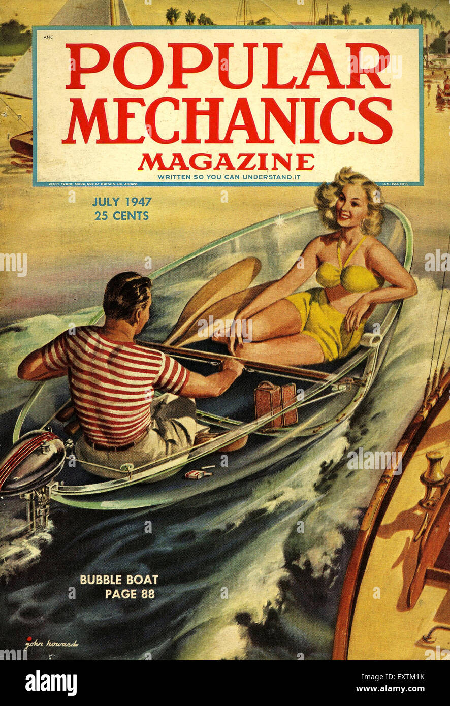 1940er Jahren USA Popular Mechanics Magazin-Cover Stockfotografie - Alamy