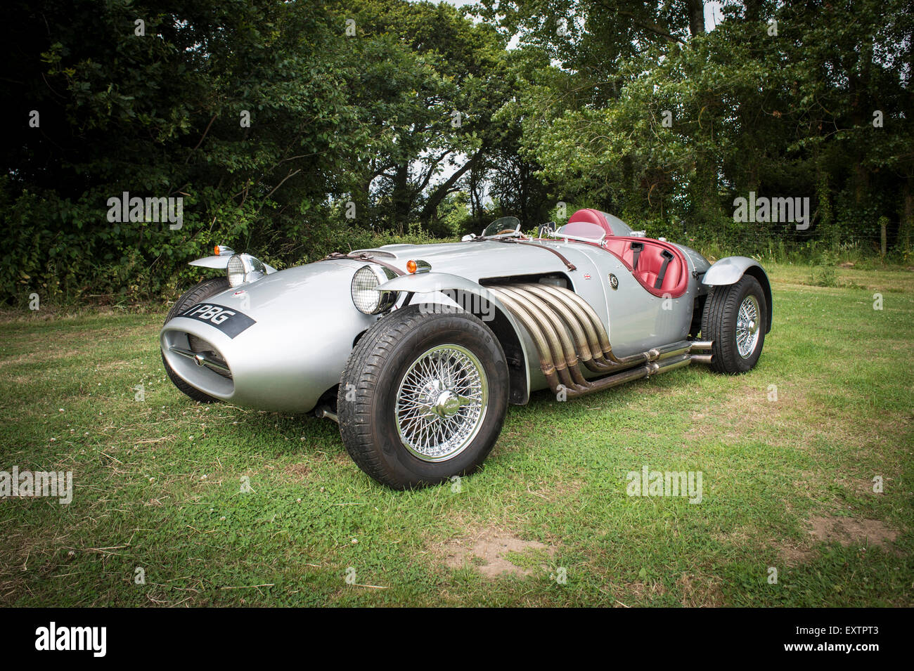 152 1974 Kit Car Ronart W UK Auto Automobil schöne Chrom Cockpit Custom individuell angepasst fahren fahren schnell Jaguar Mot Stockfoto