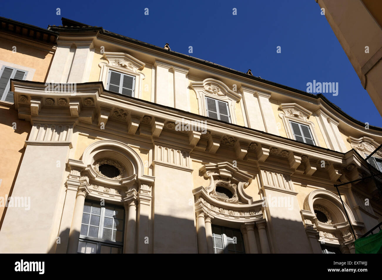 Italien, Rom, palazzo di Propaganda Fide (Borromini, 17. Jahrhundert) Stockfoto