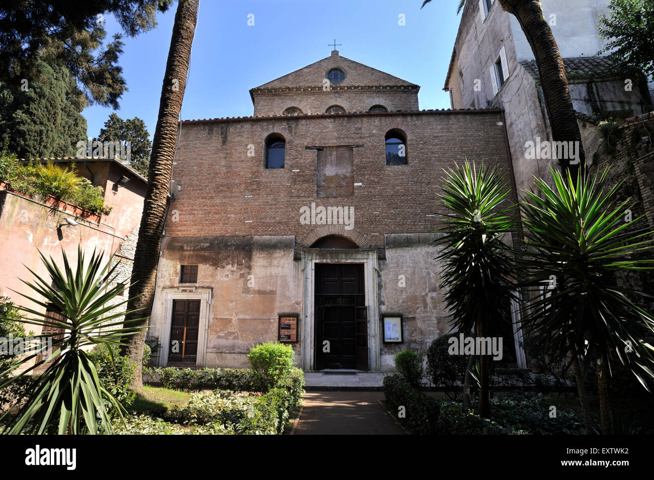 Italien, Rom, Basilika di Santa Agnese Fuori le Mura Stockfoto