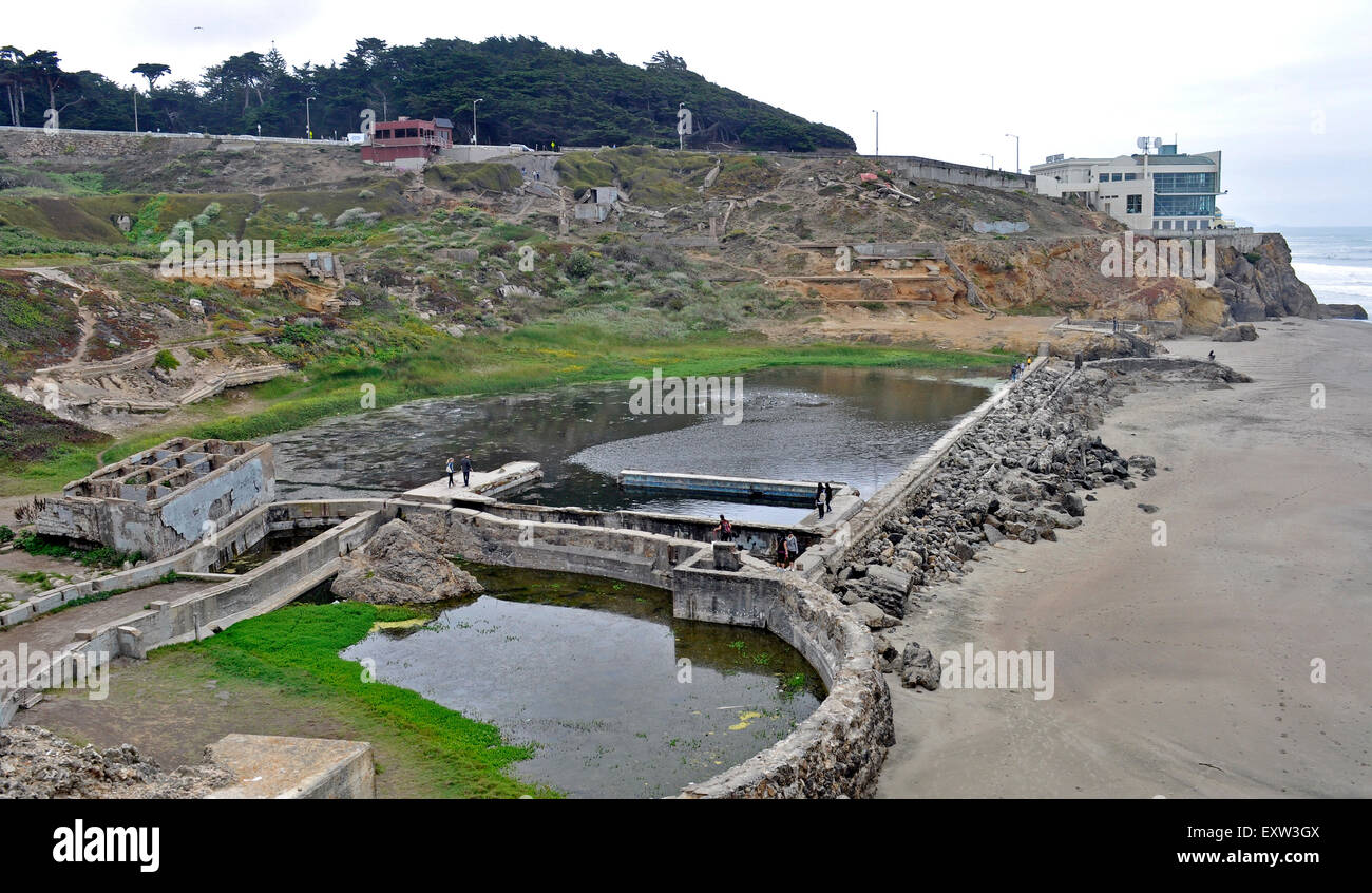 Sutro Baths, San Francisco, Kalifornien, Stockfoto