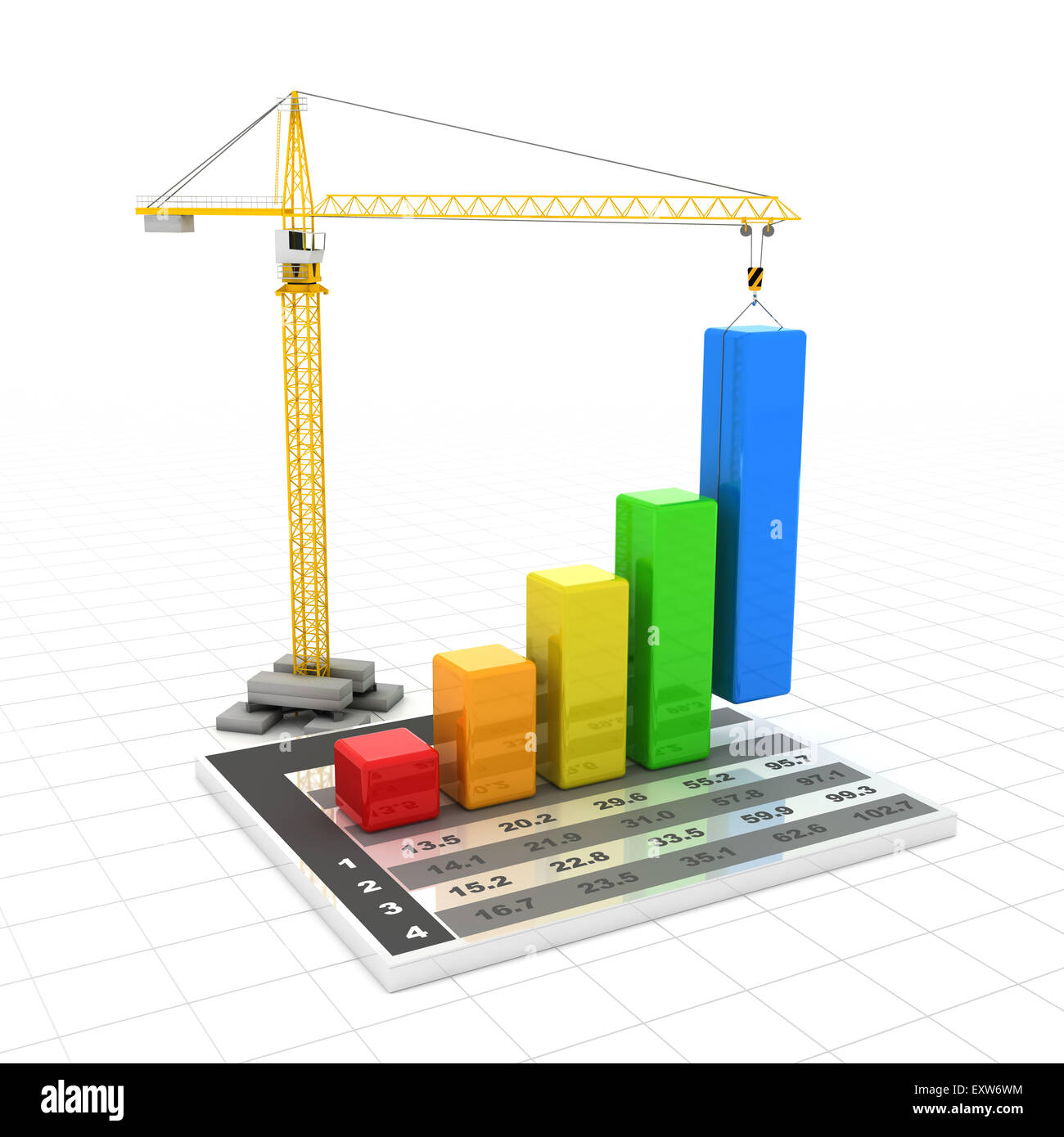 Bauen Ihren Erfolg Stockfoto