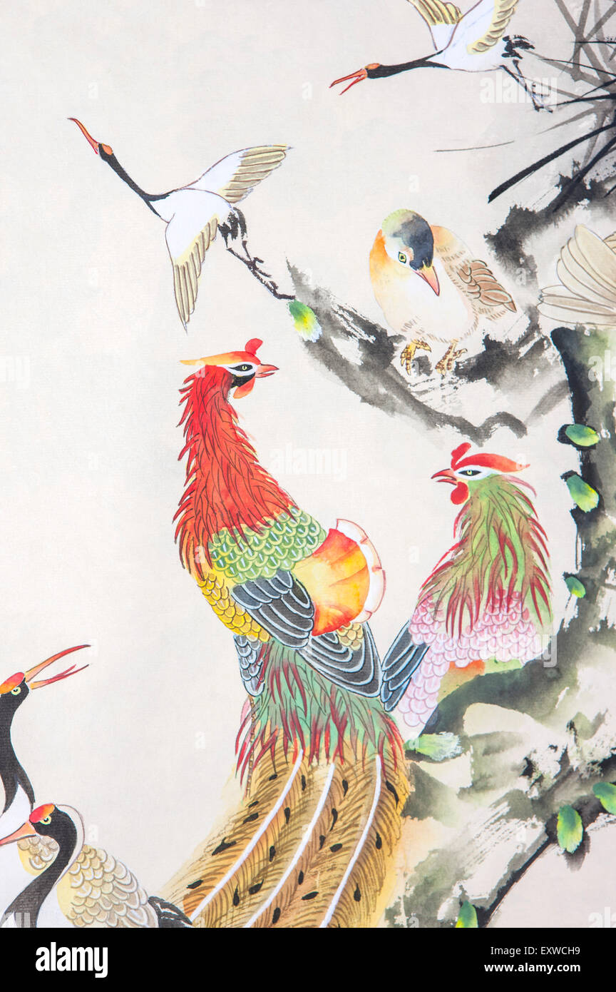 Phoenix Bird Painting Stockfotos Und Bilder Kaufen Alamy