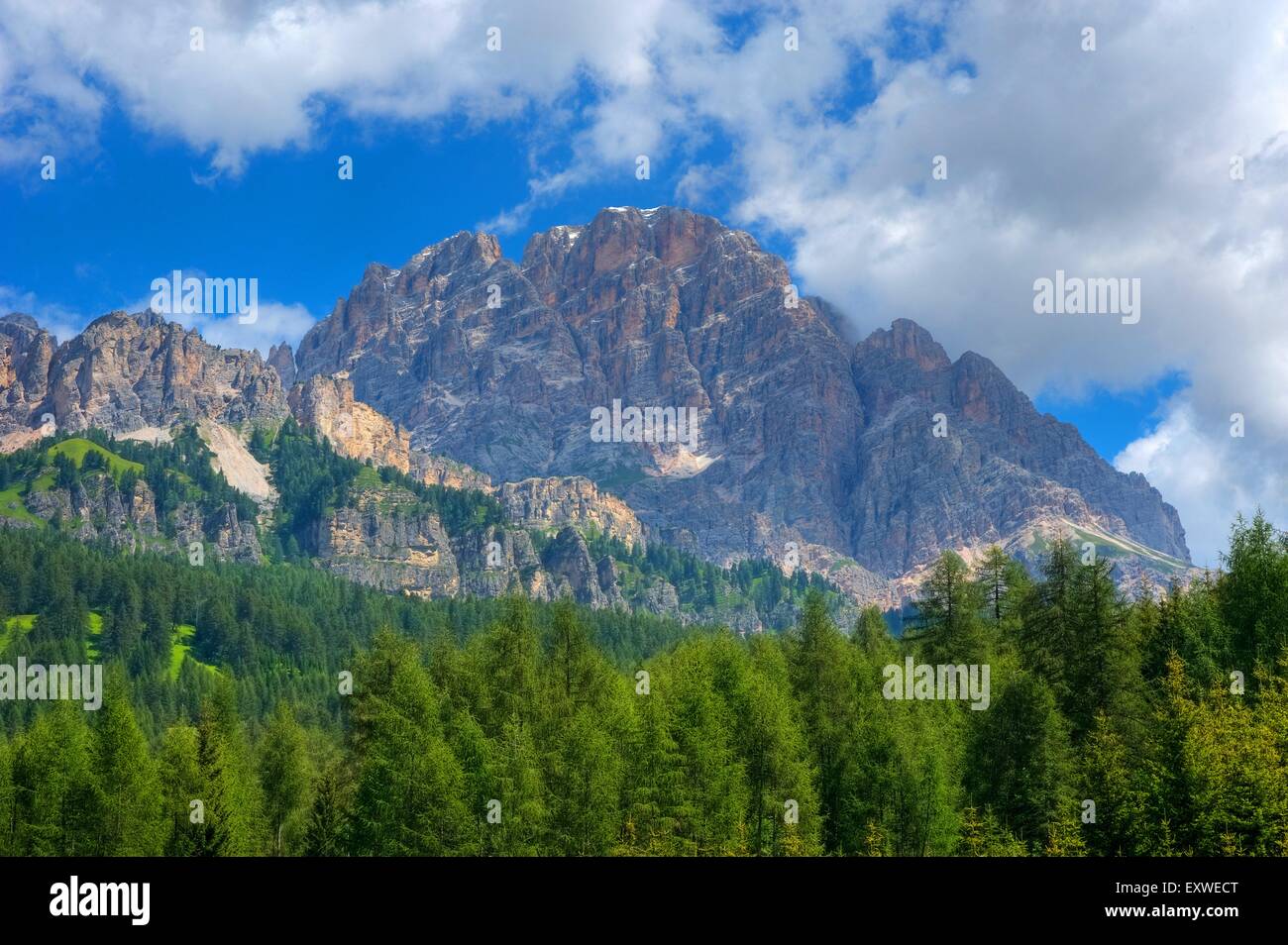 Monte Cristallo, Dolomiten, Italien Stockfoto