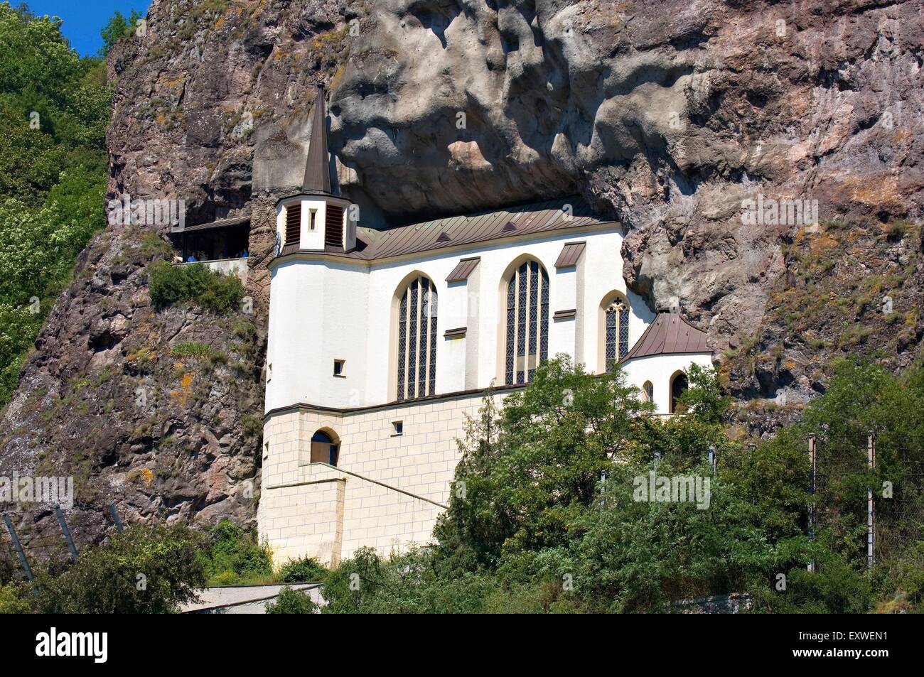 Felsenkirche Idar-Oberstein, Rheinland-Pfalz, Deutschland Stockfoto