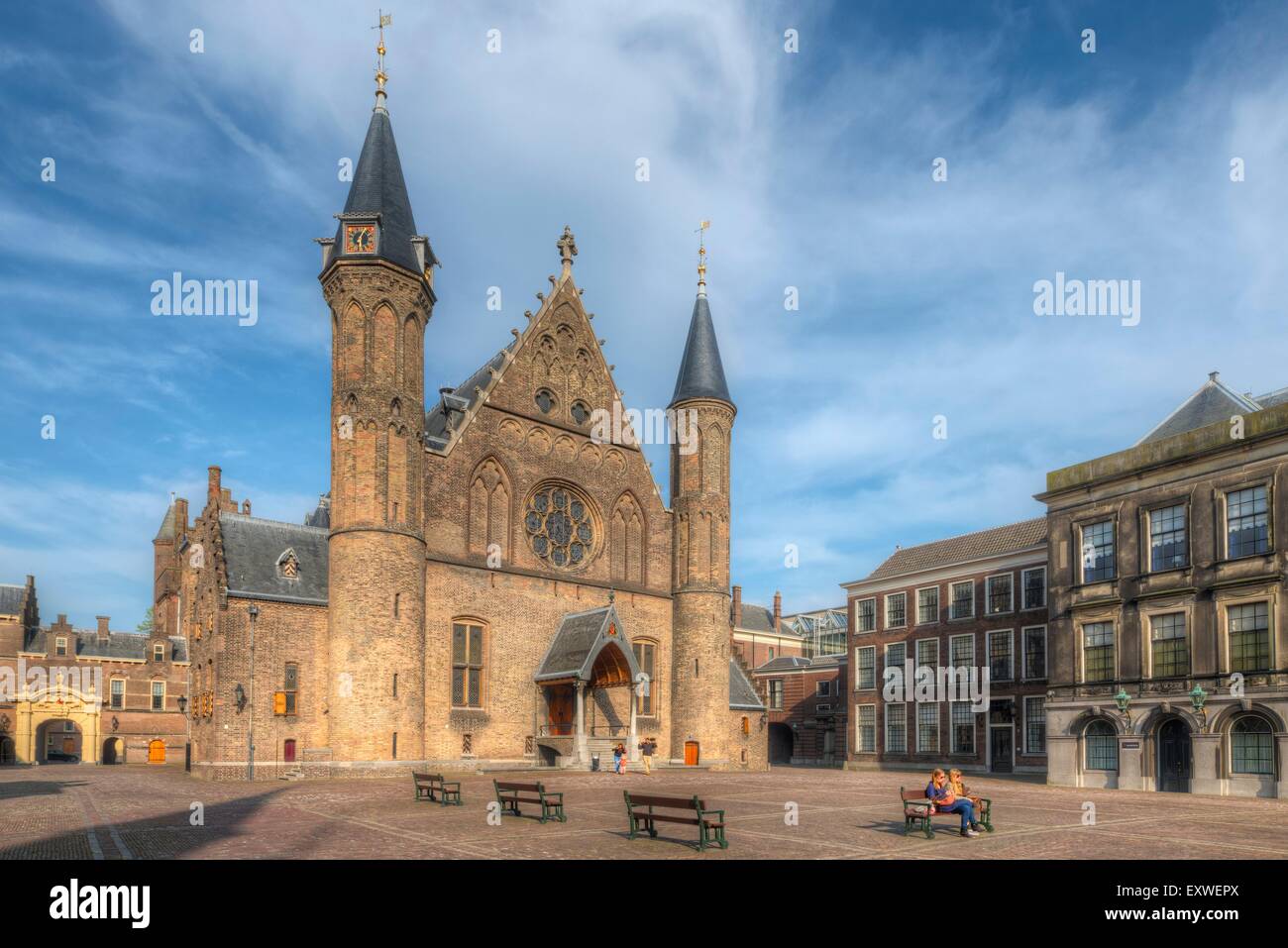 Binnenhof, den Haag, Niederlande Stockfoto