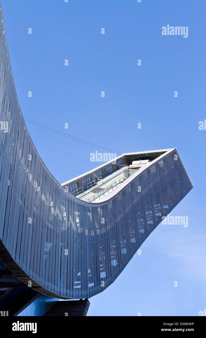 Sprungschanze Holmenkollbakken, Oslo, Norwegen, Europa Stockfoto