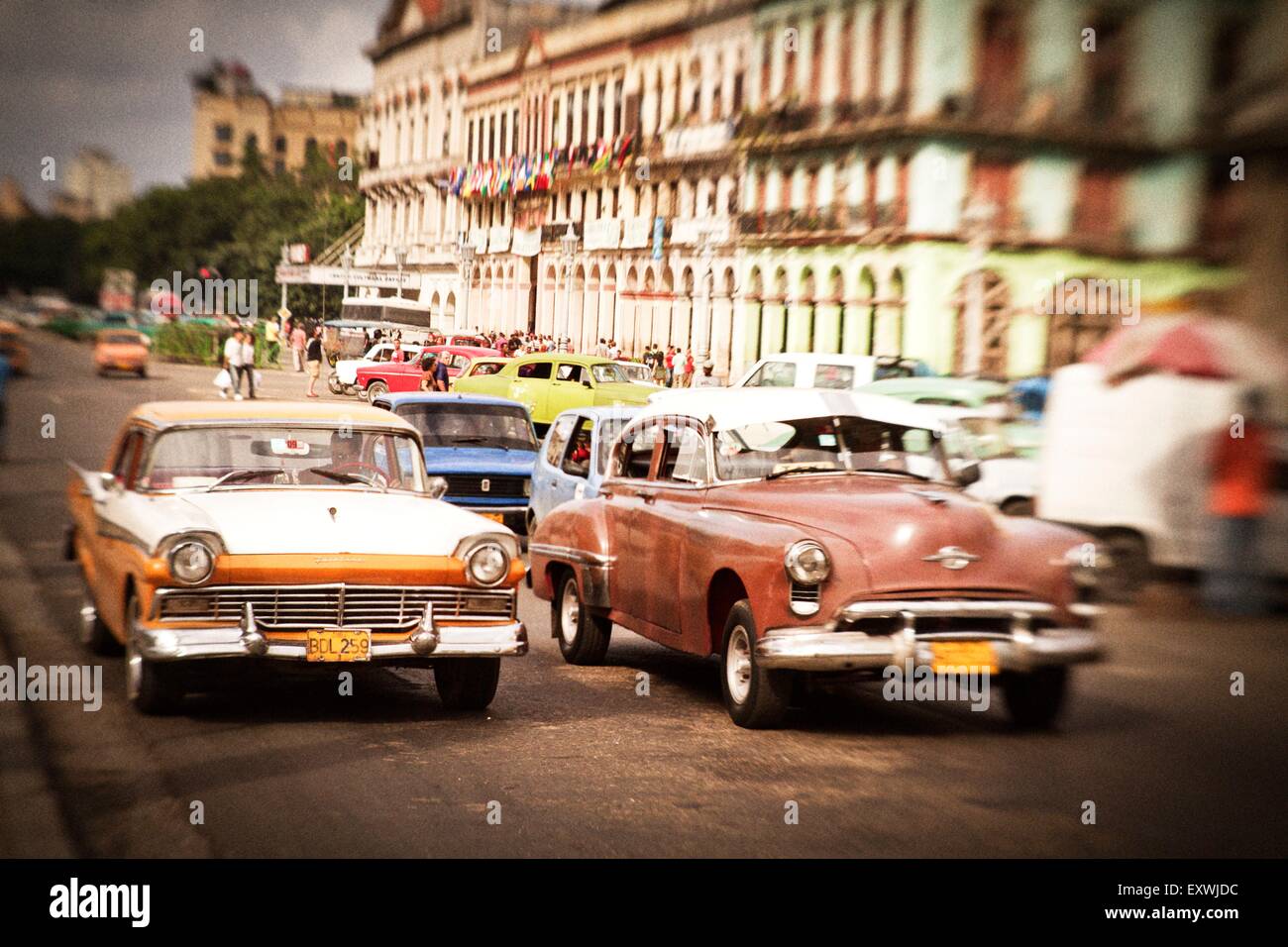 Oldtimer in Havanna, Kuba Stockfoto