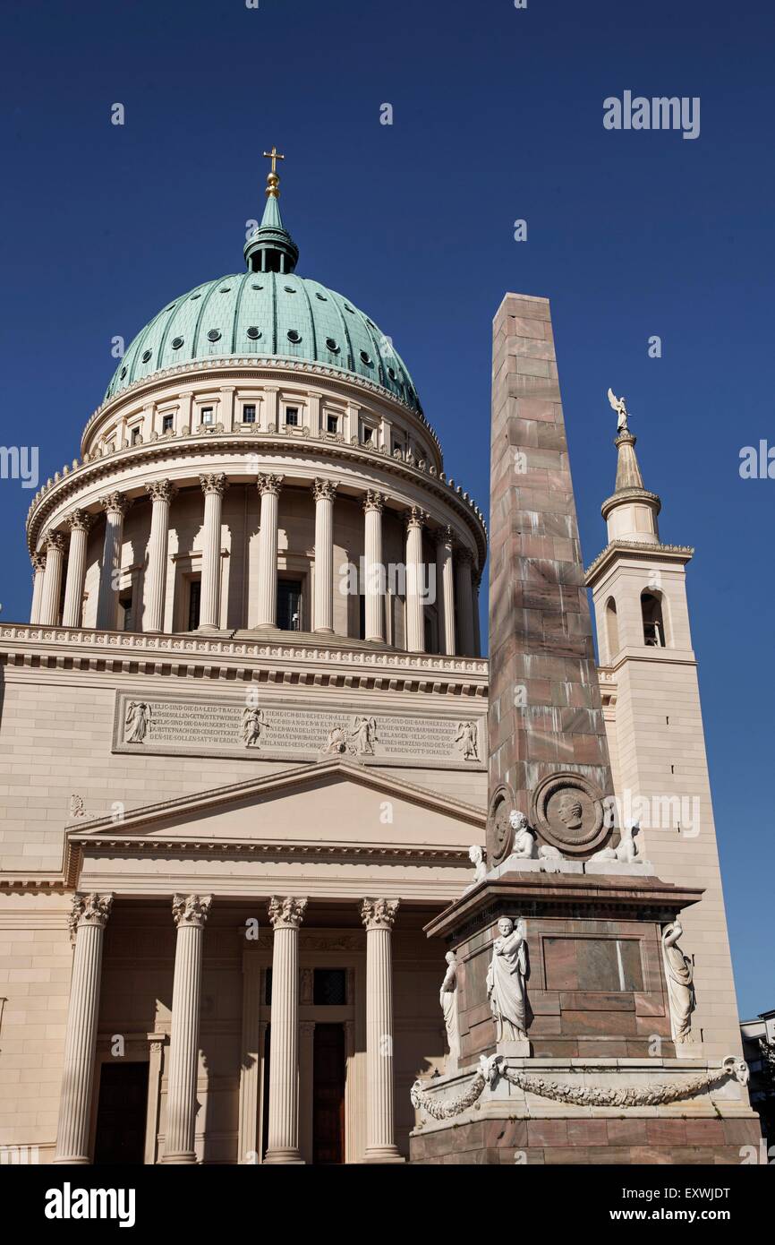 St. Nikolai Kirche, Potsdam, Brandenburg, Deutschland Stockfotografie