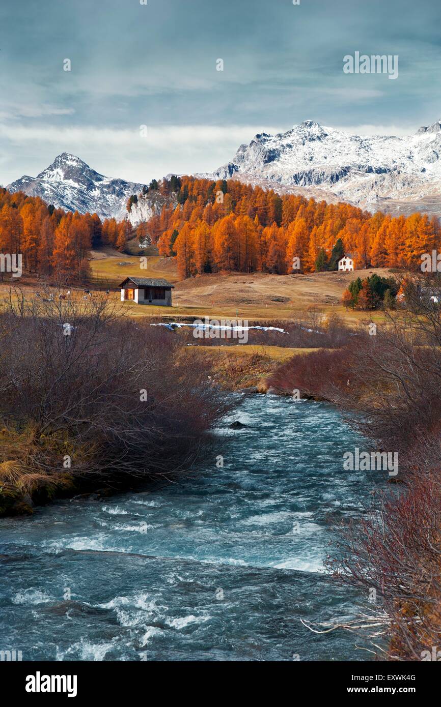 Val Fex, Oberengadin, Graubünden, Schweiz Stockfoto