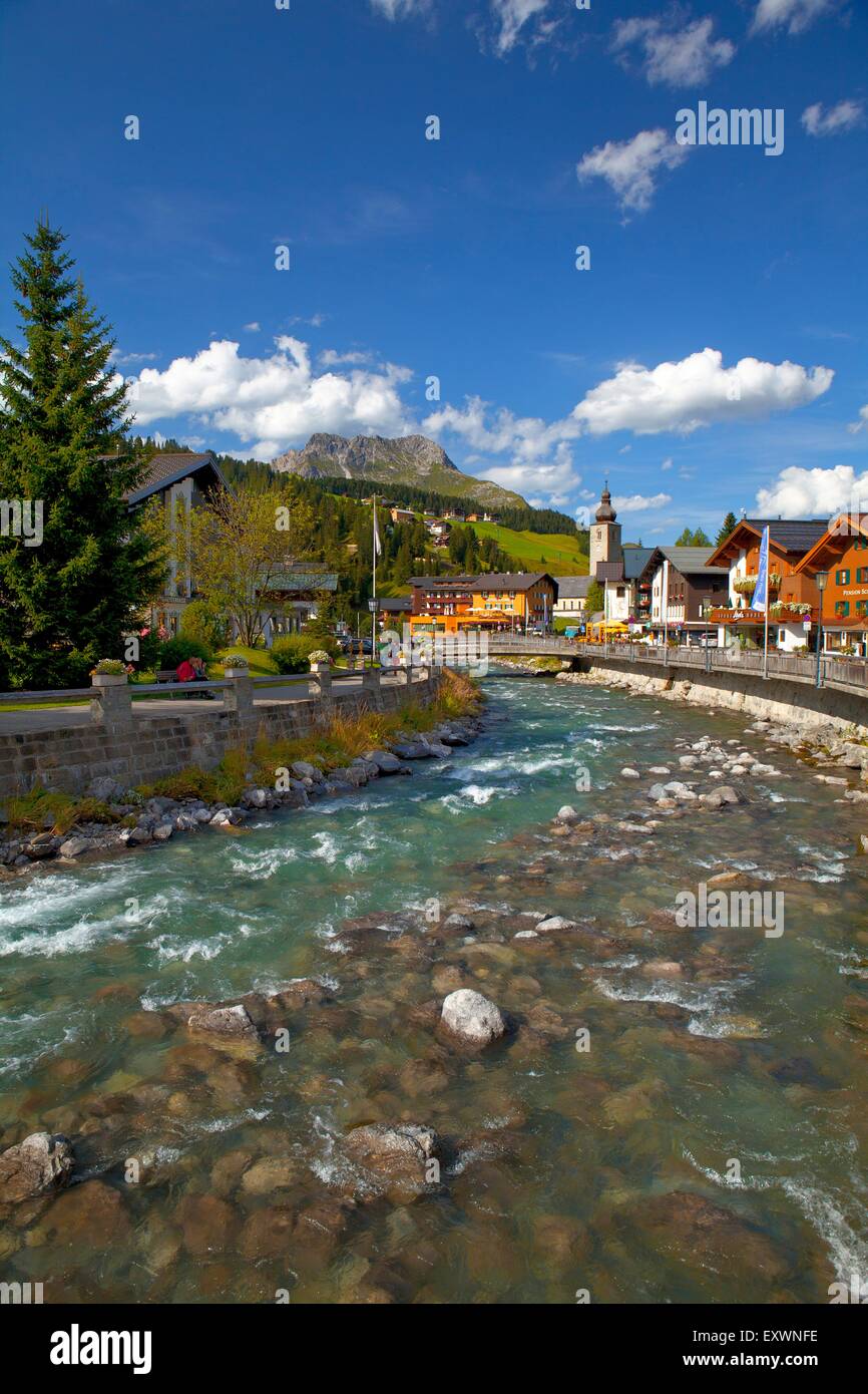 Lech, Vorarlberg, Österreich Stockfoto