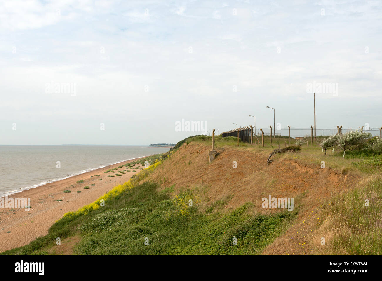 Ehemalige WW2 und kalten Krieges Radarstation, Bawdsey Fähre, Suffolk, UK. Stockfoto