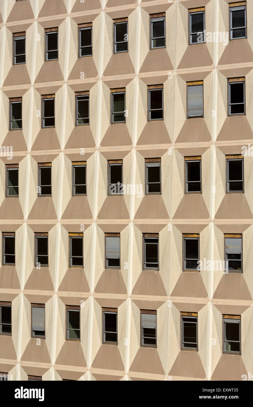 Gebäude in Polygone, Montpellier, Herault, Frankreich Stockfoto