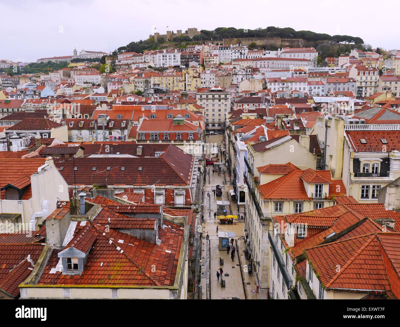 Castelo de Sao Jorge, Lissabon, Portugal, Europa Stockfoto