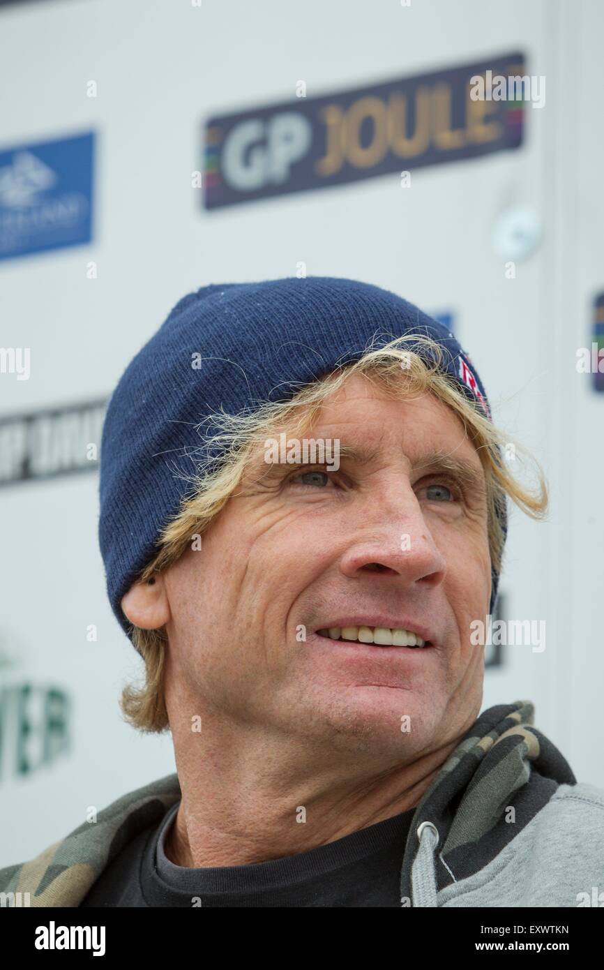 WindsurfLegende Robby Naish beim World Cup auf Sylt 2013, Deutschland