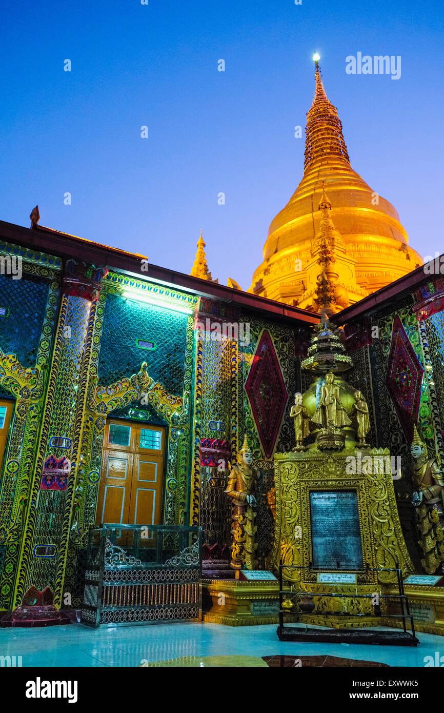 Sutaungpyei Pagode, Mandalay Hill, Mandalay, Myanmar, Asien Stockfoto