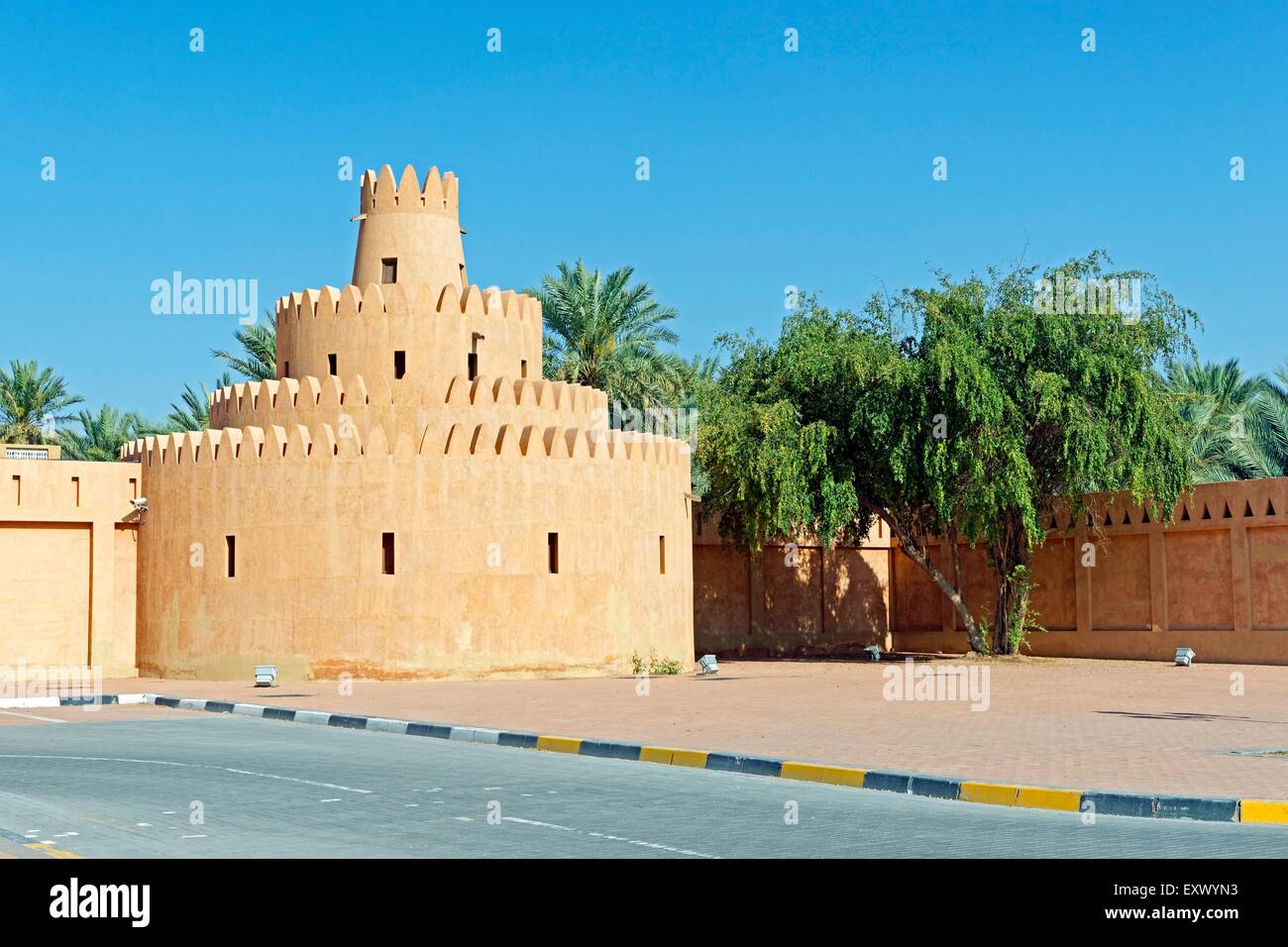 Al Ain Palace Museum, Al Ain, Abu Dhabi, Vereinigte Arabische Emirate Stockfoto